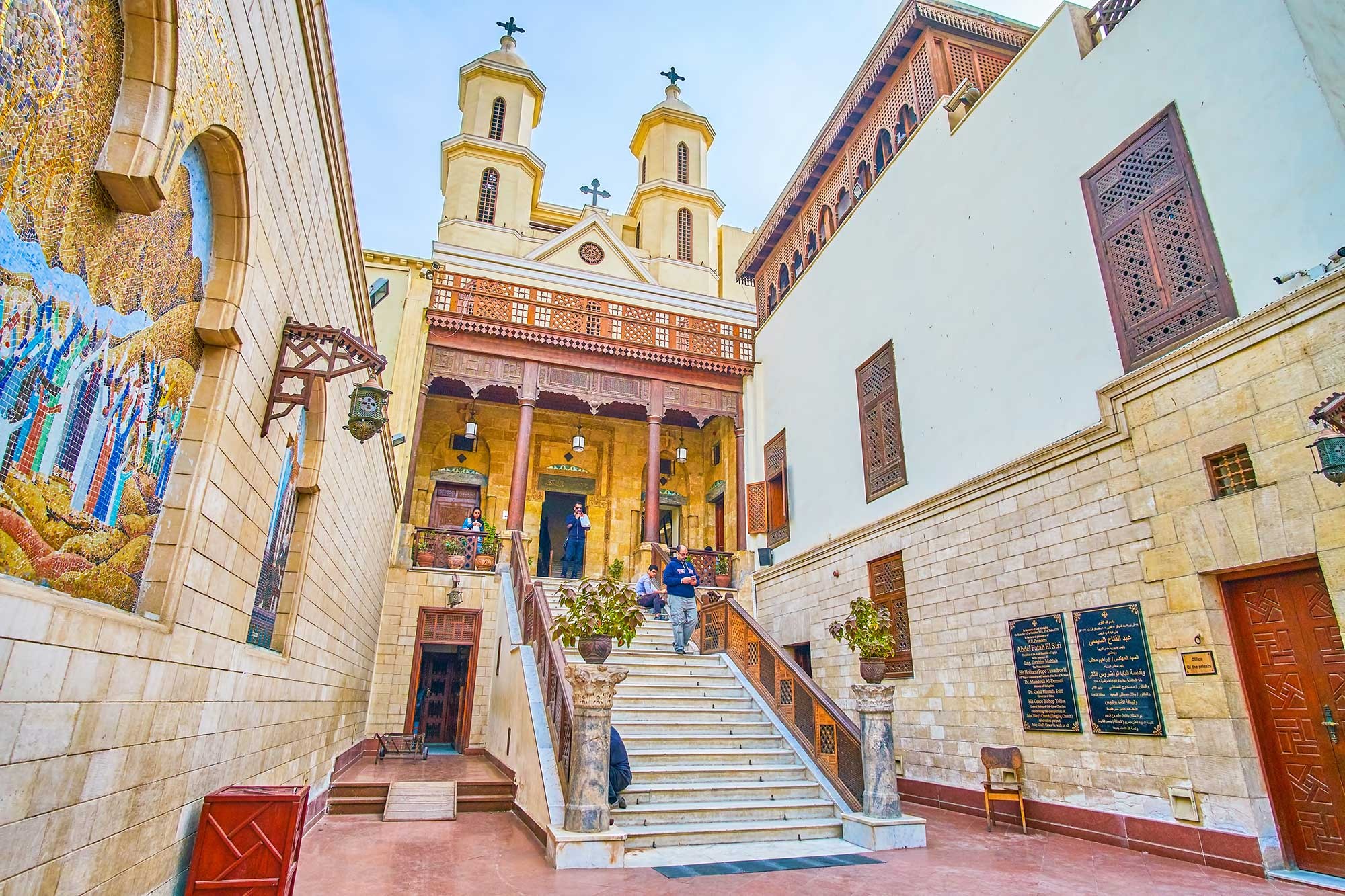 Historic mosque during the Old Cairo Coptic & Islamic Walking Tour with White Fox Tours